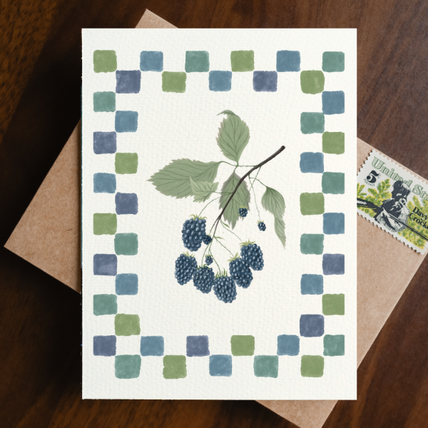 Blackberries Notecard